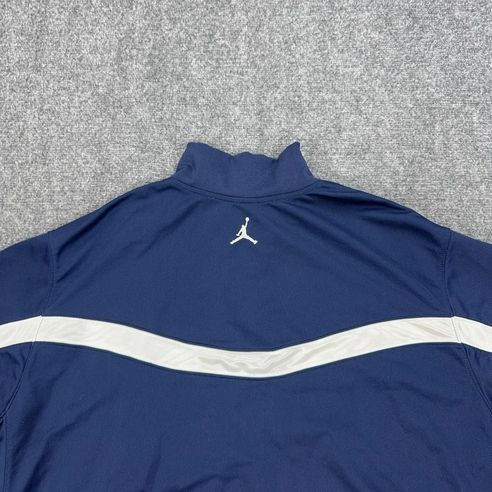 Potomac State Jacket Mens XL Blue College Basketball Jordan Full Zip Warm Up
